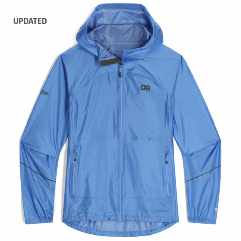 NWT Outdoor Research Women’s Helium Rain Jacket XL Iceberg